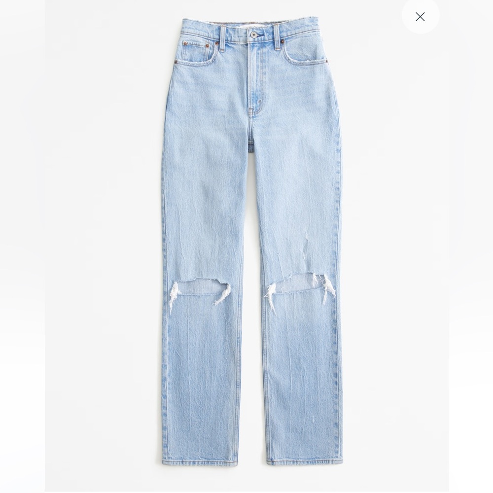 Abercrombie and Fitch 90s Straight Ultra High Rise Jeans